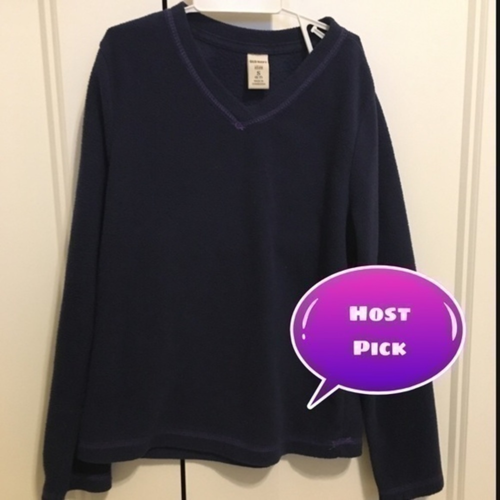 Old Navy Girls size small 6/7  navy top